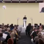 Володимир Зеленський під час IX Міжнародного ветеранського форуму
