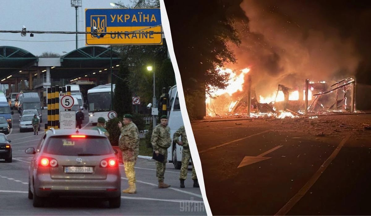 Пошкоджена інфраструктура та пожежа на пункті пропуску «Виноградівка» на кордоні з Молдовою