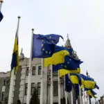 Зала засідань Ради ЄС під час ухвалення рішення про транш Ukraine Facility