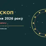 Зоряне небо над містом у сутінках, м’яке золотаве світло, тонка місячна смуга, настрій тиші та зосередженості