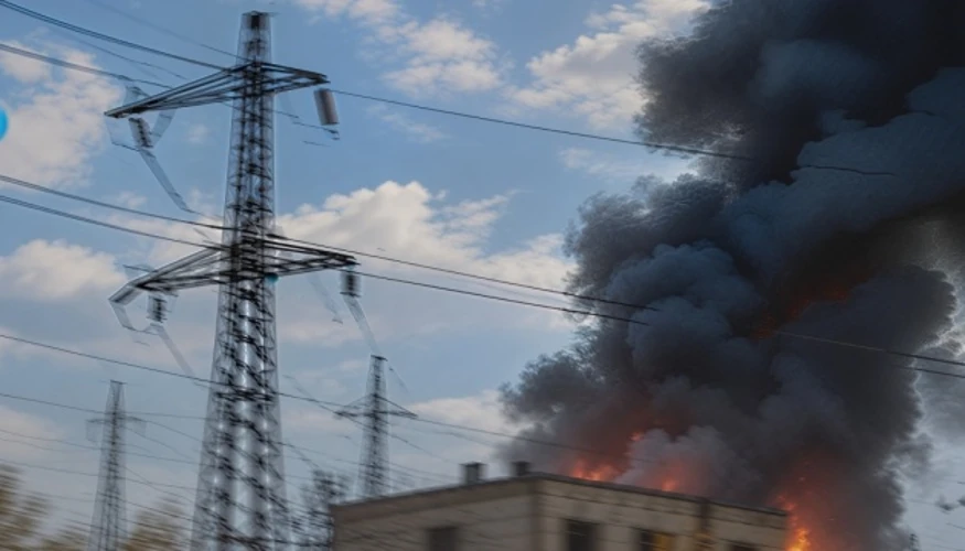 Пошкоджене енергетичне обладнання ДТЕК на Дніпропетровщині після ударів дронами